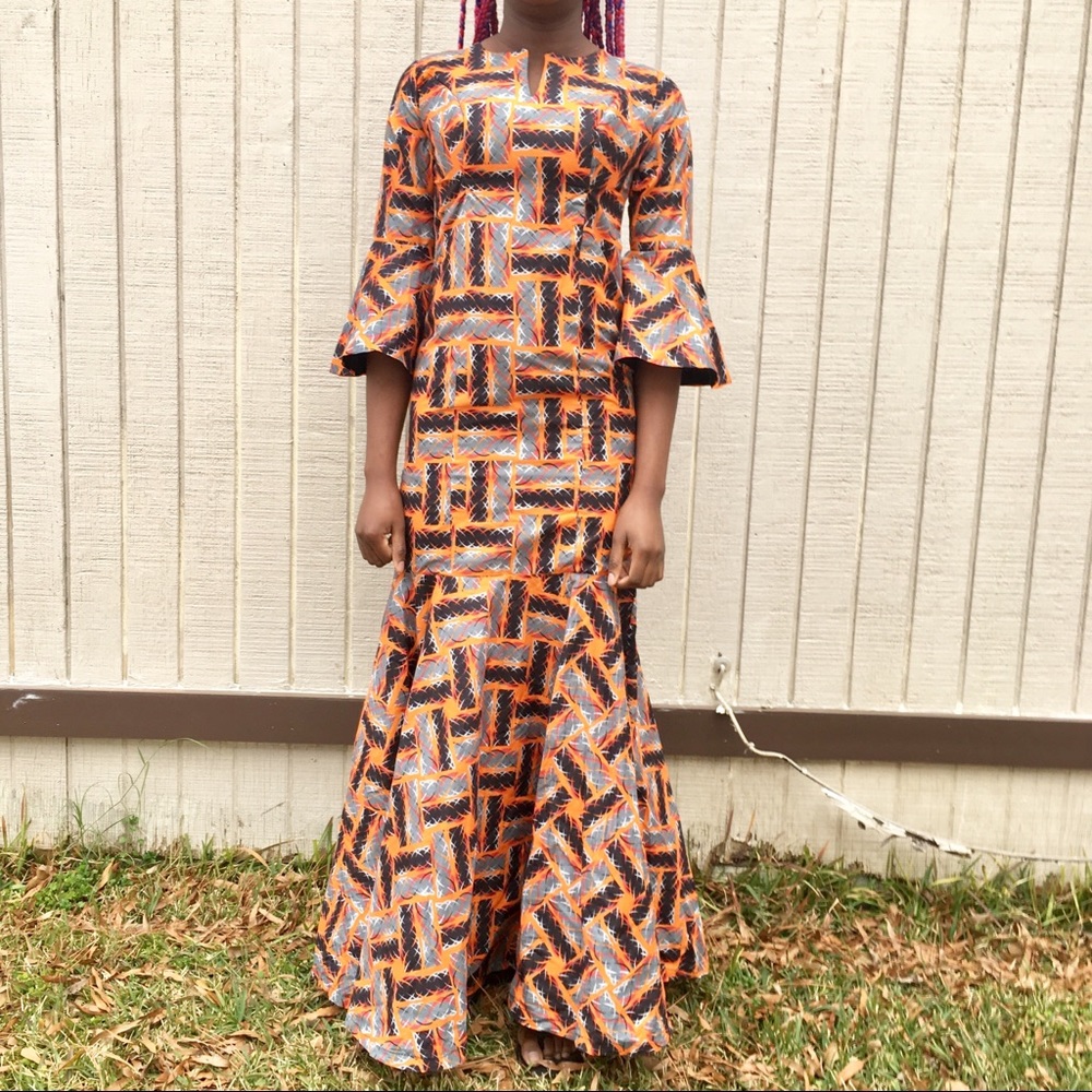 Beautiful Ankara gown, original African print